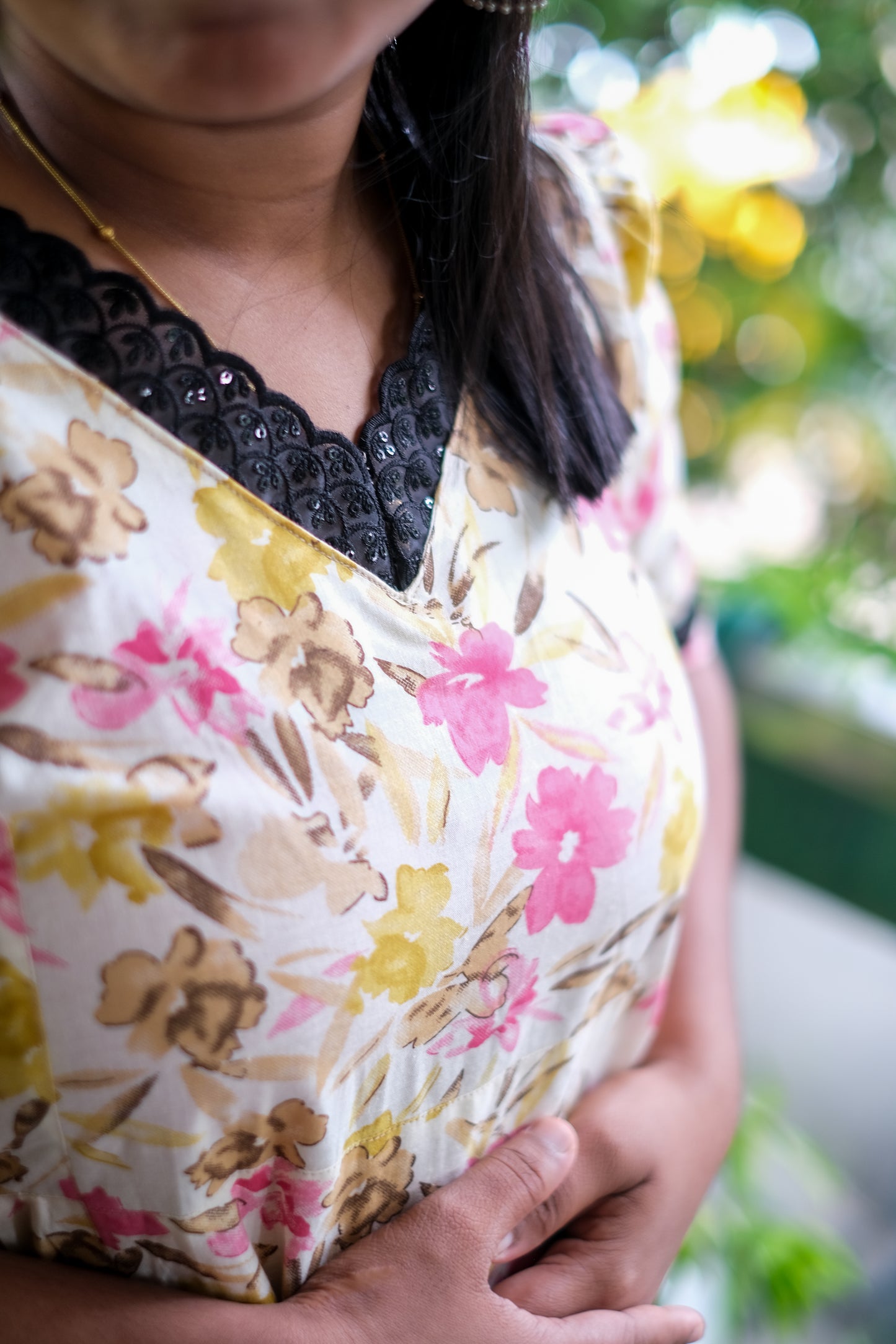 Cotton Rajwadi A-Line Floral Dress | Comfortable Ethnic Wear | Summer Casual & Festive Dress