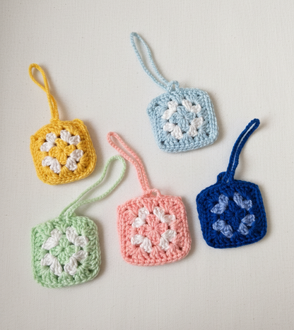 Crochet Granny Square AirPod Pouch