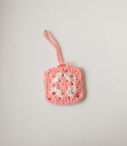 Crochet Granny Square AirPod Pouch